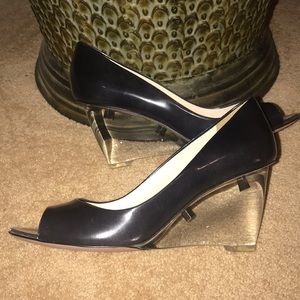 Brand New Prada With Lucite Heels